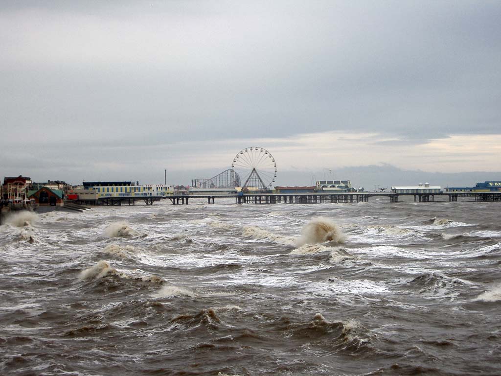 Choppy sea