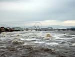 Choppy sea